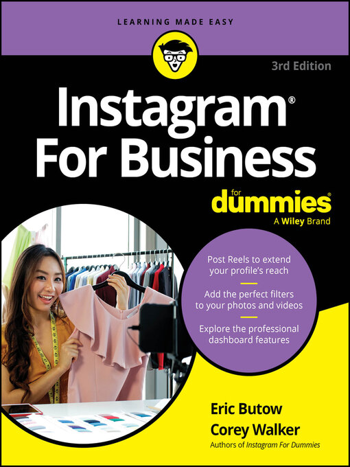 Title details for Instagram For Business For Dummies by Eric Butow - Available